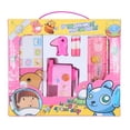 thumbnail image 2 of Yazoeia Children's School Stationery Set Study Painting Cartoon Pencil Case Sharpener Eraser RulerPink AR-310-31419, 2 of 13