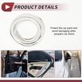 thumbnail image 3 of Unique Bargains 1 Pcs Tira Protectora de Borde de Puerta de Coche Ajustable 5m/16.4ft Blanca EPDM, 3 of 7