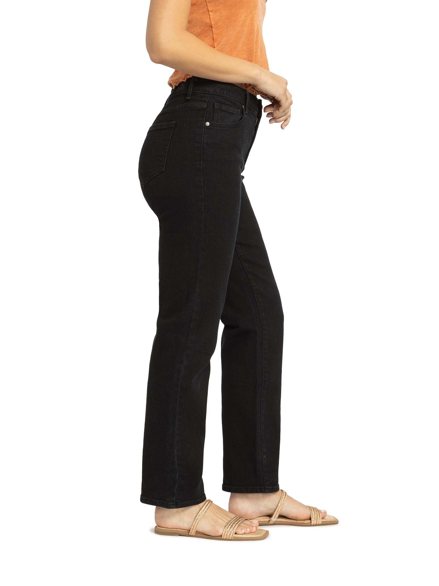 Jordache Women's High Rise Straight Jeans, Sizes 2-22