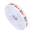 thumbnail image 1 of OUNONA 1 Roll Easter Egg Grosgrain Ribbon White Polyester Invitation Cards for Craft Enthusiasts, 1 of 6