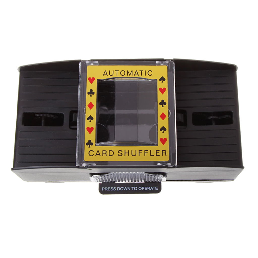 Automatic Poker Card Shuffler Battery Operated Game Playing Shuffling Machine QX 