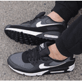 thumbnail image 2 of Neck-Zapatillas deportivas Air Max 90 para hombre y mujer, calzado informal para correr, hierro color gris y negro3069, 2 of 5