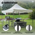 thumbnail image 4 of Carpa Toldo Plegable Reforzado 3x3 Lona Impermeable Acero In, 4 of 8