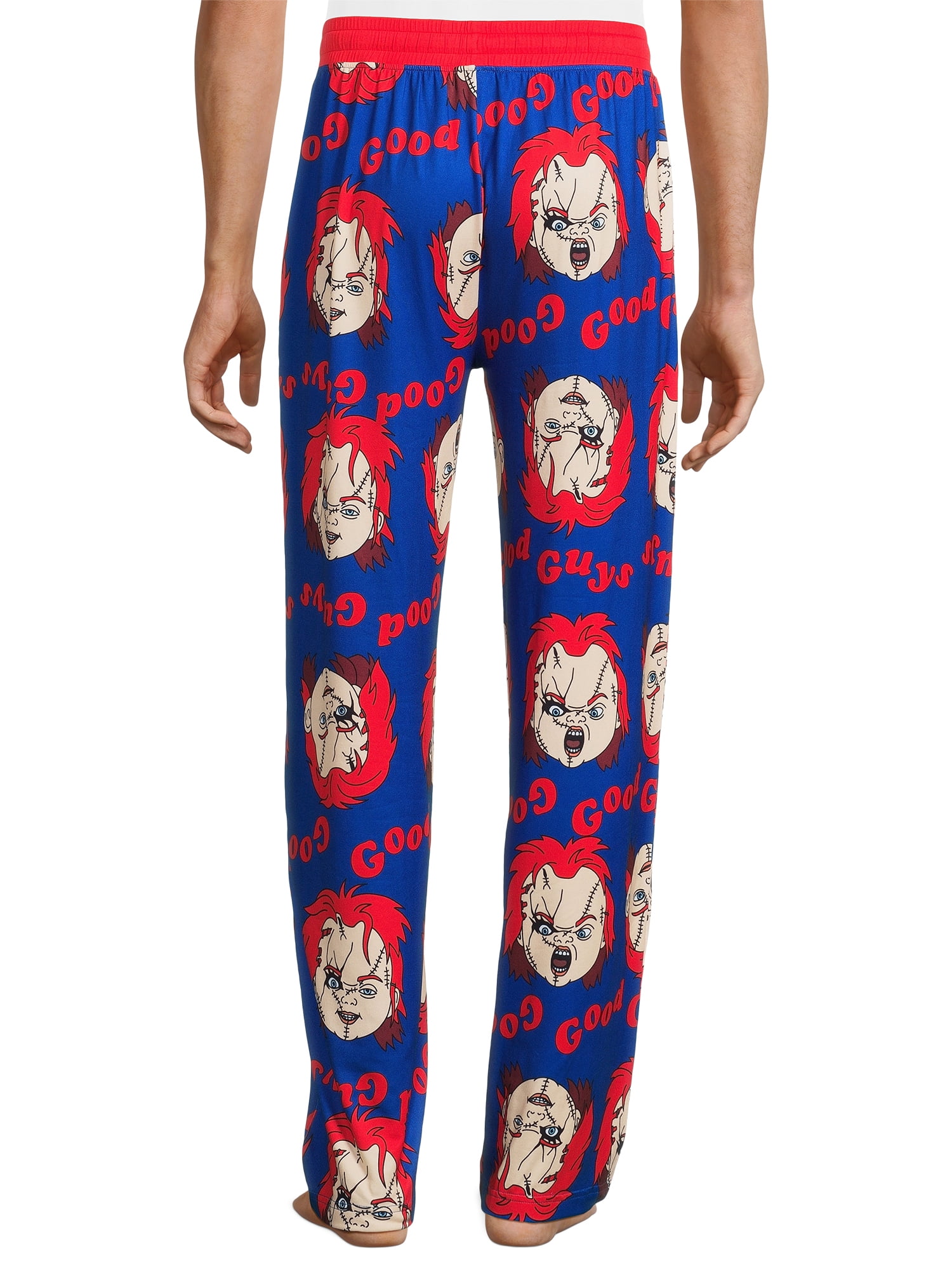Chucky Good Guys Pattern Adult Men's Apparel, All Over Print Graphic Sleep Pant, Size S-2XL (Men's & Big Men's)