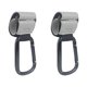 thumbnail image 4 of 2x Ganchos para cochecito de bebé Clip Accesorios para cochecito Ganchos para cochecito Ganchos para cochecito para Gris, 4 of 9