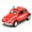 red-Pompieri, variant on 1: 32 is suitable for Volkswagen Beetle retro vintage car alloy die-casting metal car models, children's toy car collections, and boys' birthday gifts