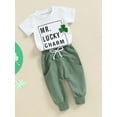 thumbnail image 4 of AIGUR Kids Toddler Baby Boys/Girls St Patricks Day Baby Girl Outfit, 4 of 9