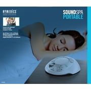 (3 pack) HoMedics SS-2000 Mini Portable Travel Sound Spa, Sleep Therapy Machine with 6 Calm Effects, Nature Sounds for Home