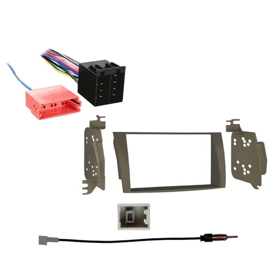 Fits Hyundai Sonata 2009-2010 Metra Double DIN Dash Kit with Harmony Radio Harness
