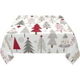 thumbnail image 3 of Spring Tablecloth Square 60x60 Inch,Sage Green Wild Flowers Table Cloth,Stain Resistance Polyester Seasonal Summer Floral Table Covers for Kitchen Dining,Small Tablecloth for Parties Picnic, 3 of 6