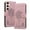 Rosegold, variant on Allytechgroup for Samsung Galaxy A35 Case with Credit Card Slot, RFID Blocking PU Leather Flip Wallet Case for Women Girls Shockproof Protective Case Cover for Samsung Galaxy A35, Red