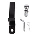 thumbnail image 2 of Hitch Ball Mount, Steel Sturdy Construction Towing Hitch Mount  for 2in Receiver, 2 of 8
