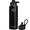 Black, variant on GEDUX 32oz Insulated Stainless Steel Water Bottle with 2 Leak Proof Lids(Spout Lid and Straw Lid) Wide Mouth Powder-Coated Water Bottle for Sports and Travel, Rainbow