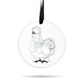 thumbnail image 1 of WIRESTER Large 3 inch Acrylic Ready to Hang Ornament, Hanging Ornaments for Christmas Tree Holidays Party Home Office Xmas Tree Decoration Gift - White Silkie Chicken, 1 of 6