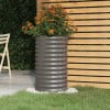 thumbnail image 5 of vidaXL Gray Steel Raised Garden Bed 40x40x68 cm for Patio Garden, 5 of 5
