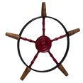 thumbnail image 3 of Nautical Metal And Wood Captain's Wheel Wall Decor Set Of 2, 3 of 4