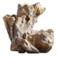 thumbnail image 1 of Maceta de resina con forma de tocón de árbol, adorno de madera de árbol, escultura de resina Marrón Blanco, 1 of 9