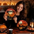 thumbnail image 7 of Disposable Plates Halloween Themed Jack O Lantern Design 10 Pack Disposable Paper Plates for Halloween Party Table Decorations Dinnerware Supplies, 7 of 7
