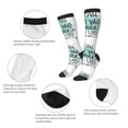 thumbnail image 2 of Bixox Not All Who Wander Are Lost1 Patterned Men's and Women's Knee Socks High Socks Outdoor Sports Socks, 2 of 5
