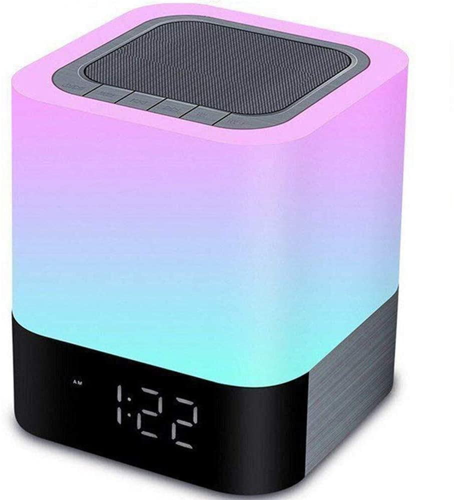 YSD Night Light,Touch Sensor Bedside Lamp with Bluetooth Speaker, Warm