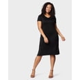 thumbnail image 2 of 32 DEGREEES Women’s Cool T-Shirt Dress | Moisture Wicking | Ultra-Soft | Anti - Odor | Side Slits, 2 of 4