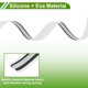 thumbnail image 3 of Cinta de manillar para bicicleta de carretera Unique Bargains, envolturas de manillar de ciclismo, longitud de 215 cm, ancho de 3 cm, cinta de bar de silicona Eva, blanca, 1 juego de rollos, 3 of 7