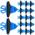 thumbnail image 1 of OFFIGAM 100pcs Body Clips Automotive Blue Plastic for Protection for Mudguard Installation, 1 of 6