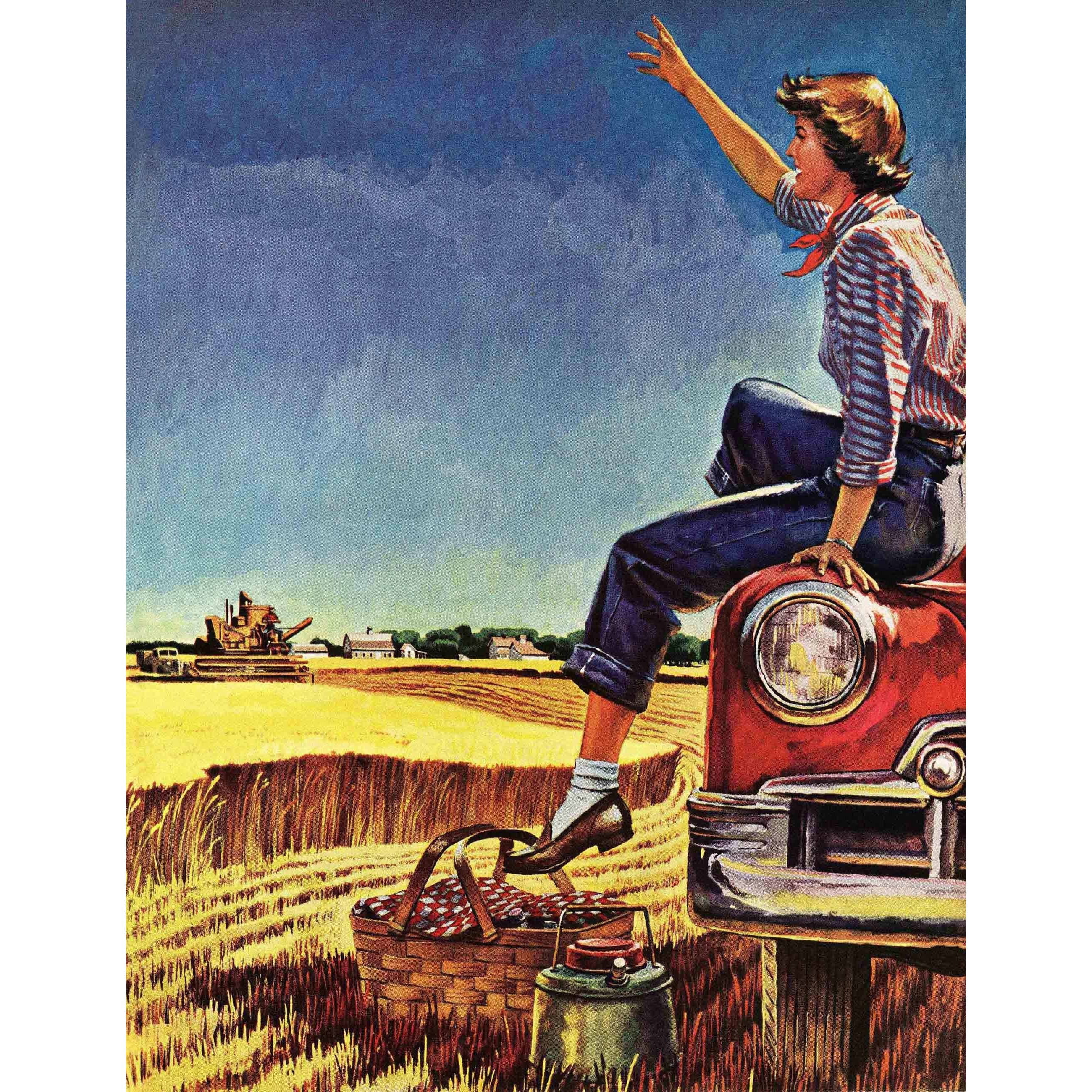 Marmont Hill "Picnic-Ready" Painting Print on Canvas