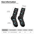 thumbnail image 2 of Honeii Golf Bags And Balls Print Adult Socks,Crew Socks,Casual Calf Socks,Daily Wear Socks for Men & Women, Perfect for Sports, Casual and Everyday Use, 2 of 6