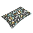 thumbnail image 2 of Haiem Pillowcase for Hair and Skin Queen - Moose Squirrel owls tree Printed Soft Pillowcase with Envelope Closure-14"x20", 2 of 8