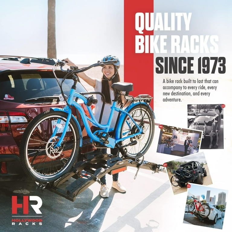 Hollywood Racks Destination E Hitch Bike Rack with Ramp for