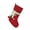 Red, variant on Leeye Christmas Stockings with Scarf Red Green White Xmas Fireplace Hanging Stockings Green Red Velvet Knit Stocking Winter Shoes Stockings Holding for Christmas Decorations