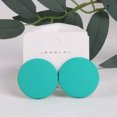 thumbnail image 6 of HOOUN 1 Pair Candy Color Ear Studs Fashion Round Earrings Women Acrylic Jewelry-Style 18, 6 of 9