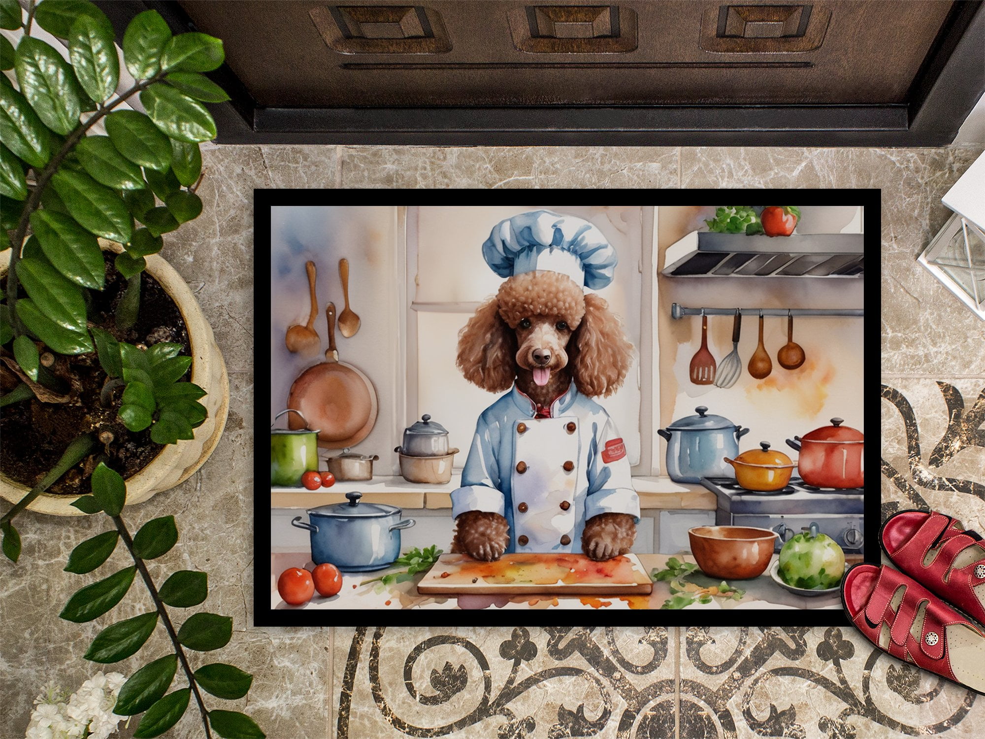 Yorkie Yorkshire Terrier The Chef Doormat