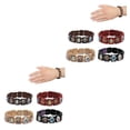 thumbnail image 3 of Minnieouse 4 piezas de de madera, brazalete elástico cuadrado, cuerda elástica robusta, apariencia exquisita para el de Pascua, Primera Type2 NO2 Minnieouse CBP230804, 3 of 6