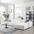 thumbnail image 4 of Modway Restore 5-Piece Modern Polyester Fabric Sectional Sofa in White, 4 of 13