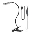 thumbnail image 2 of Graflsoa Lampe à Pince USB Flexible avec 24 LEDs, 3 Modes de Couleur, Gradation Continue, Col de Cygne Réglable, Noir, 2 of 7