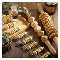 thumbnail image 5 of CAURHQSX 6 In 1 Wood Therapy Massage Tool Lymphatic Drainage Massager Anti Cellulite Fascia Massage Roller for Full Body Muscle relaxatio, 5 of 6