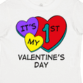thumbnail image 4 of Inktastic 1st Valentine's Day Hearts Boys or Girls Toddler T-Shirt, 4 of 5