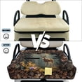 thumbnail image 6 of COEQINE Golf Cart Seat Towel Cover, Foldable with Carry Handle, Universal Fit for Most 2-Seater EZGO/Yamaha/Club Car, Quilted with 4 Front Pockets, Washable, Hunting Deer Woodland Camouflage, 6 of 8