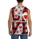 thumbnail image 4 of Fotbe Buffalo Plaid Love And Gnome Men's Camiseta sin Mangas Estampada para Hombres, Playera Casual para Gimnasio, Entrenamiento, Playa-Medium, 4 of 7