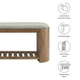 thumbnail image 2 of Ashby Bench in Natural Geometric, 2 of 8