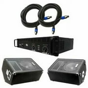 Fault Line Bundle 2 x 10 Inch Wedge Floor or Stage Monitors