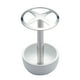thumbnail image 2 of Soporte para cepillos de dientes de acero inoxidable | Organizador multiusos de 4 ranuras | Almacenamiento metálico moderno duradero, blanco, 12x7cm | Para baño, tocador, oficina, encimera, cocina, 2 of 8
