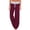 Wine, variant on Stephy Women's New Thin Elastic Loose Large Size Korean Version of Everything Long Trousers Casual Trousers Haren, Black, L