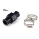 thumbnail image 1 of Universal Black 16mm 18mm 20mm 22mm Motorcycle Water Temp Gauge Radiator Temperature Sensor Joint Pipe Hose Sensor Gauge Adapter, 1 of 1