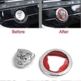thumbnail image 2 of Button Start Center Control Switch Knob Head Decorative Sequin Cap Cover Decal Trim fit for Jaguar XFL XE XEL XJ XJL F-PACE F-Type, 2 of 5
