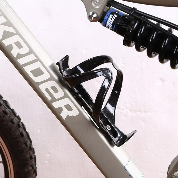 Jaula para botella de agua para bicicleta de montaña, soporte para hervidor de agua MTB con tornillo (negro) Likrtyny paseo en bicicleta