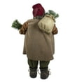 thumbnail image 3 of 36" Brown Standing Santa Claus Christmas Figurine, 3 of 4