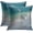 Blue Heron, variant on Decorative Throw Pillow Cover Square Size 18x18 Inches Blue Heron Beach Sea Wave Watercolor Painting Cotton Decor Pillowcase with Hidden Zipper Decor Cushion Covers Set of 2